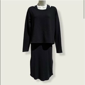 MONROW Supersoft Double Layer Sweatshirt Dress